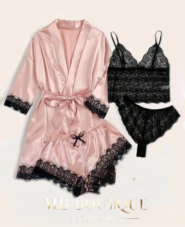 Conjunto de lingerie sem bojo