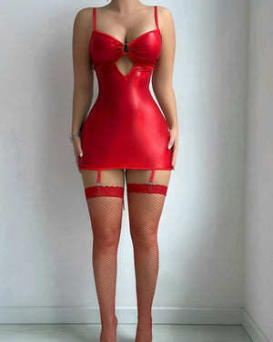 Camisola com meias e calcinha